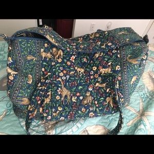 Vera Bradley duffle animal kingdom